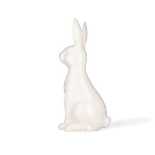 Conejo Chino Blanco | Figura | Feng Shui | Año Chino Lado