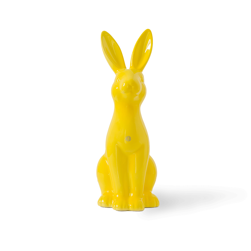 Conejo Chino Amarillo | Figura | Feng Shui | Año Chino Frontal
